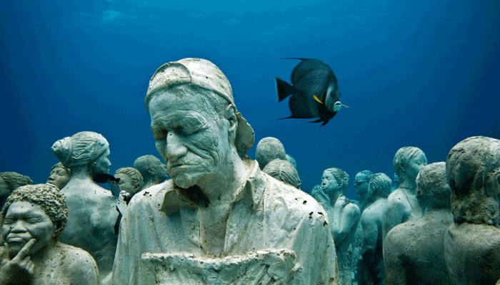 musa underwater museum isla mujeres